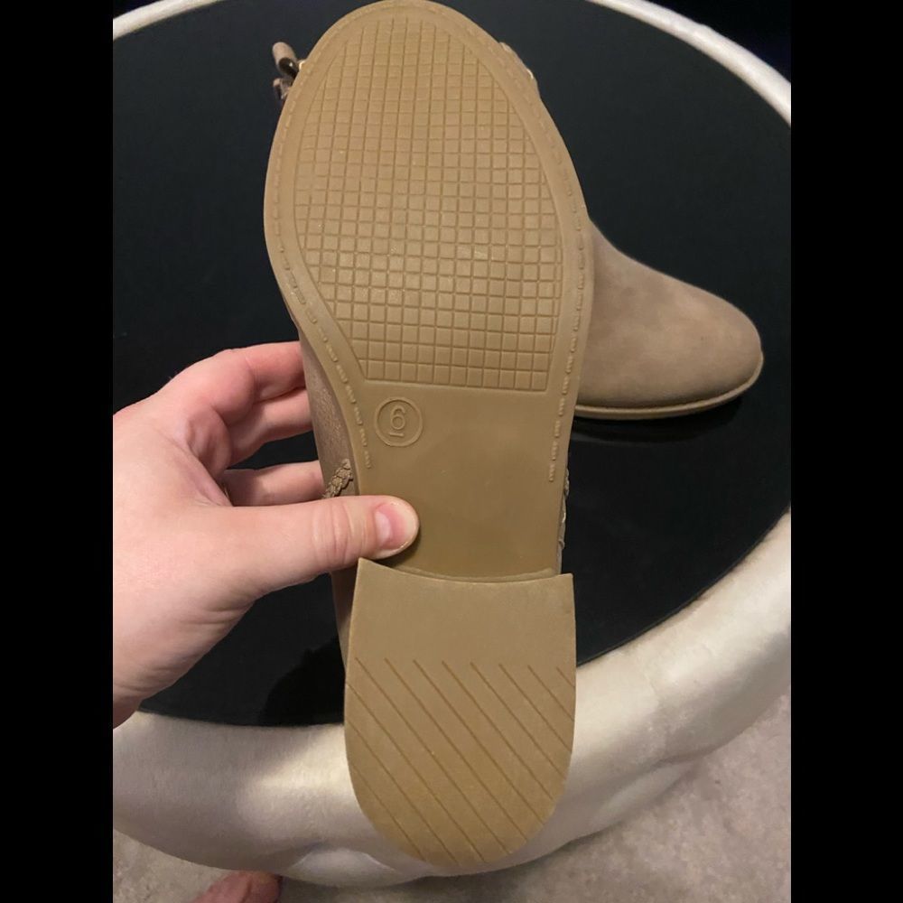 Tan Suede Booties - Picture 4 of 8
